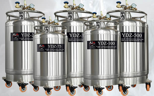 一種提供液氮轉(zhuǎn)移和儲存的自增壓式液氮容器