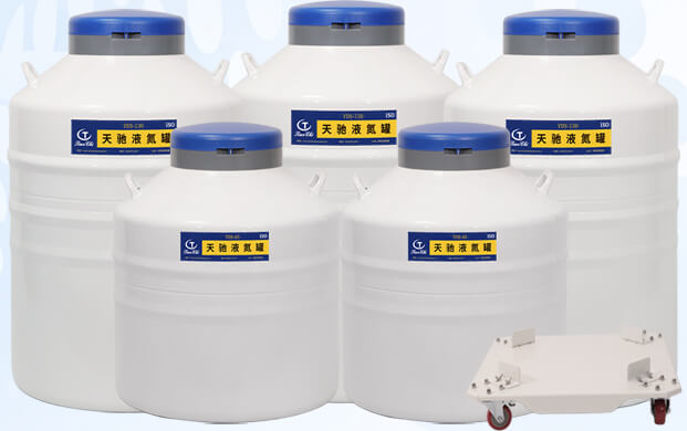 大口徑液氮生物容器都帶花盤么？